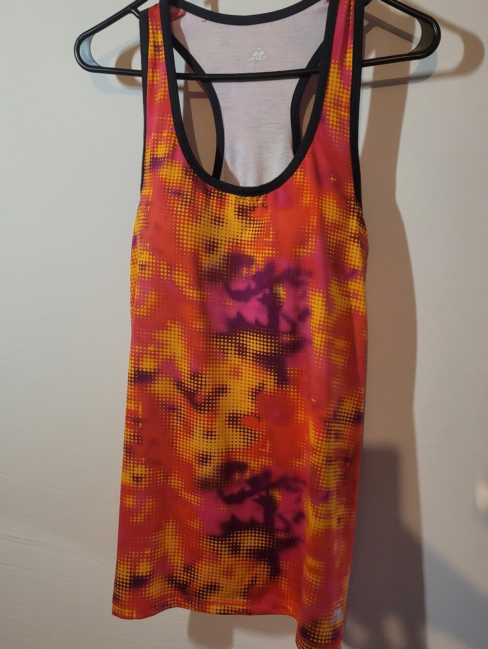 Apex Orange, Pink, Purple Athletic Tank Top, XL